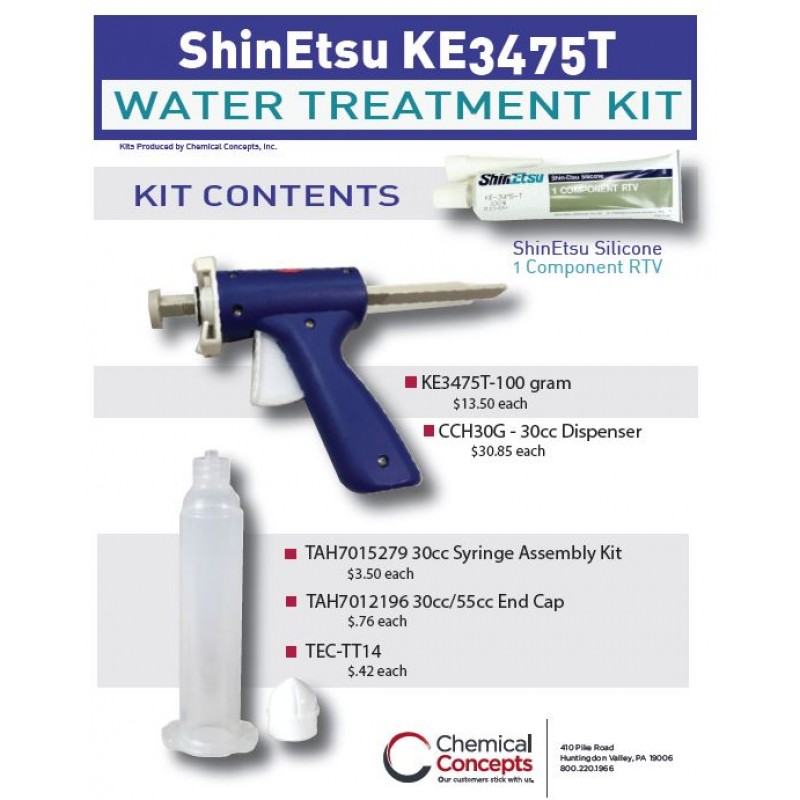 ShinEtsu KE3475T Water Treatment Kit