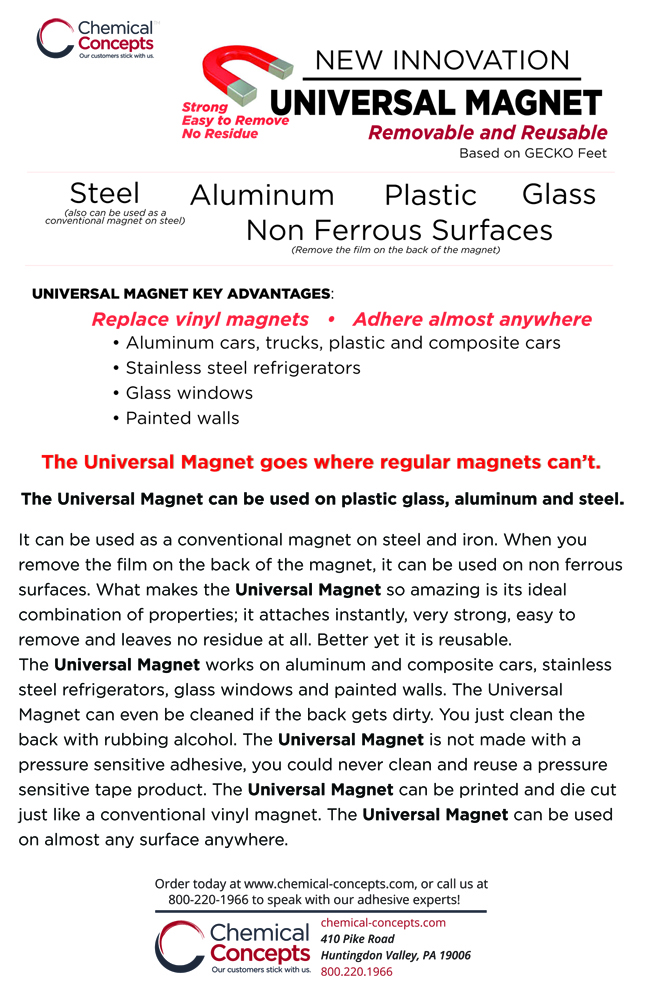 universal magnet fact sheet