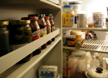 a stocked refrigerator with food