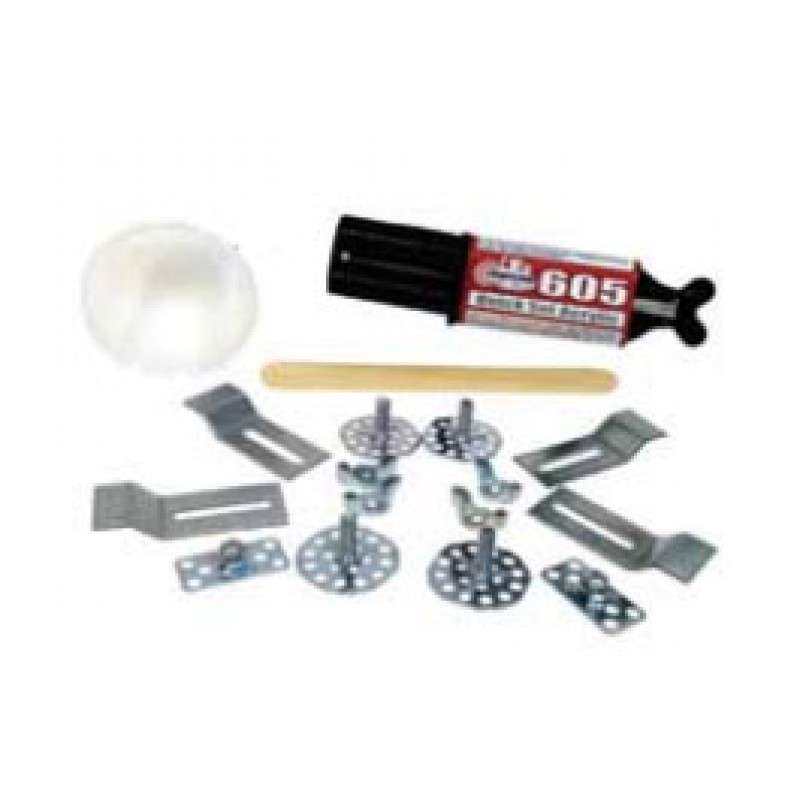 Chem-Set K-4-SS Sink Under-Mounter Kit for Solid Surfaces and Engineered Stone